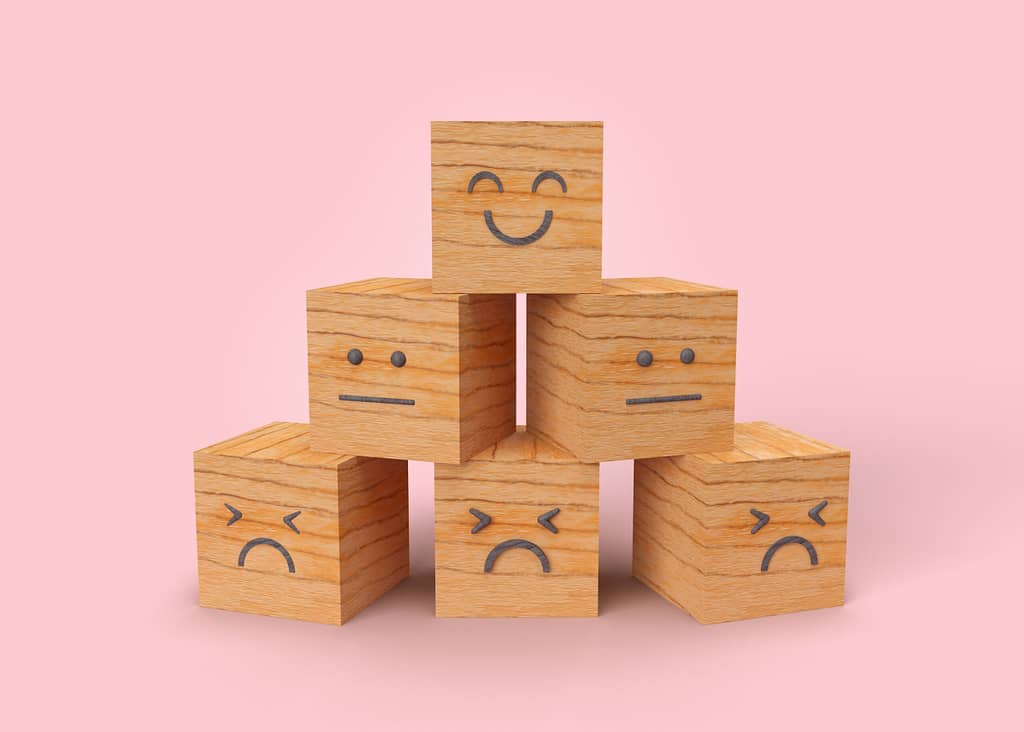 Würfel mit Smile